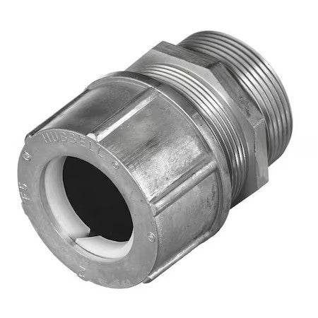Hubbell Wiring Device-Kellems Shc1090 Cord Connector,3 In.,Straight,White
