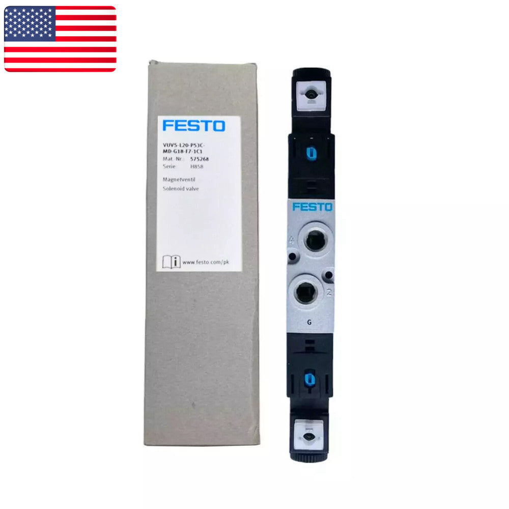 1PC Brand NEW FESTO VUVS-L20-P53C-MD-G18-F7-1C1 575268 Solenoid Valve US Stock