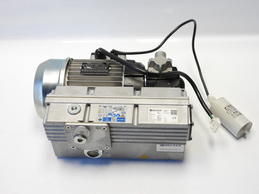 2022 Becker 05.21/0-71 Rotary Vane Vacuum Pump with .75-.90kW 110/120V Motor