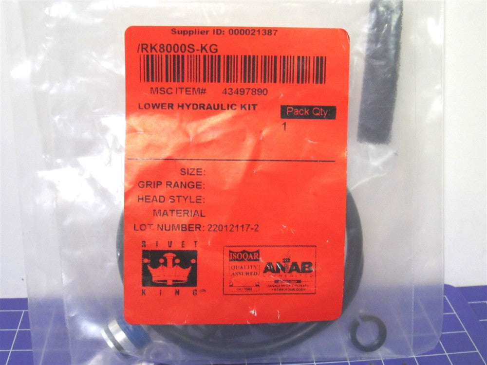 RIVETKING (RK8000S-KG) 3" to 6" Seal Kit/Lower Hydraulic Kit For Rivet Tool 