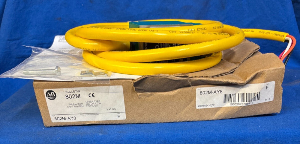 ALLEN BRADLEY LIMIT SWITCH ENCLOSURE 802M-AY8