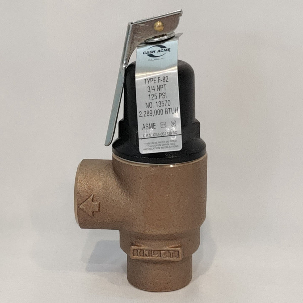 13570-0125 Cash Acme F-82 Series 3/4" Pressure Relief Valve