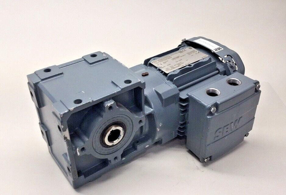 SEW Eurodrive WA30DRS71S6/DH-75 Used Gear Motor Ratio 75:1 3ph 230/460V 0.34hp