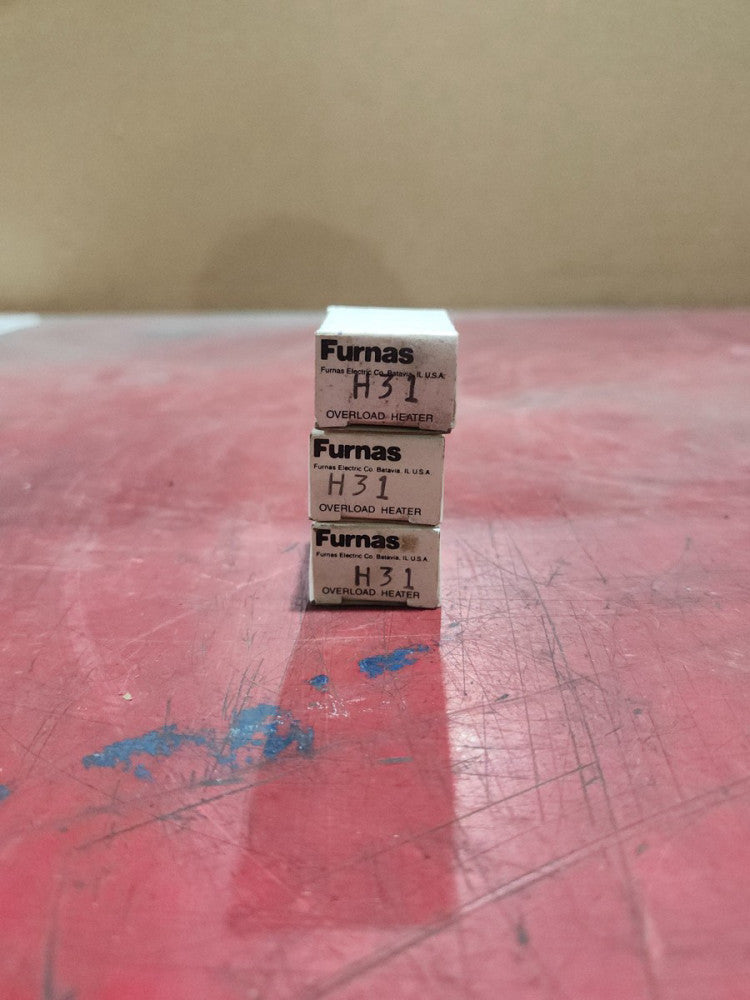 NEW IN BOX LOT OF 3 FURNAS THERMAL OVERLOAD HEATER ELEMENT H31