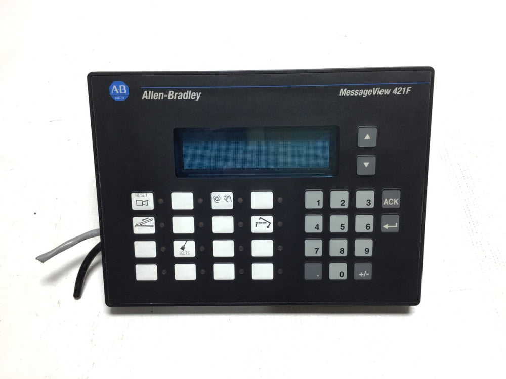 Allen Bradley 2706-M1F1 MessageView 421F Display Terminal Ser A 24VDC 0.833A ...