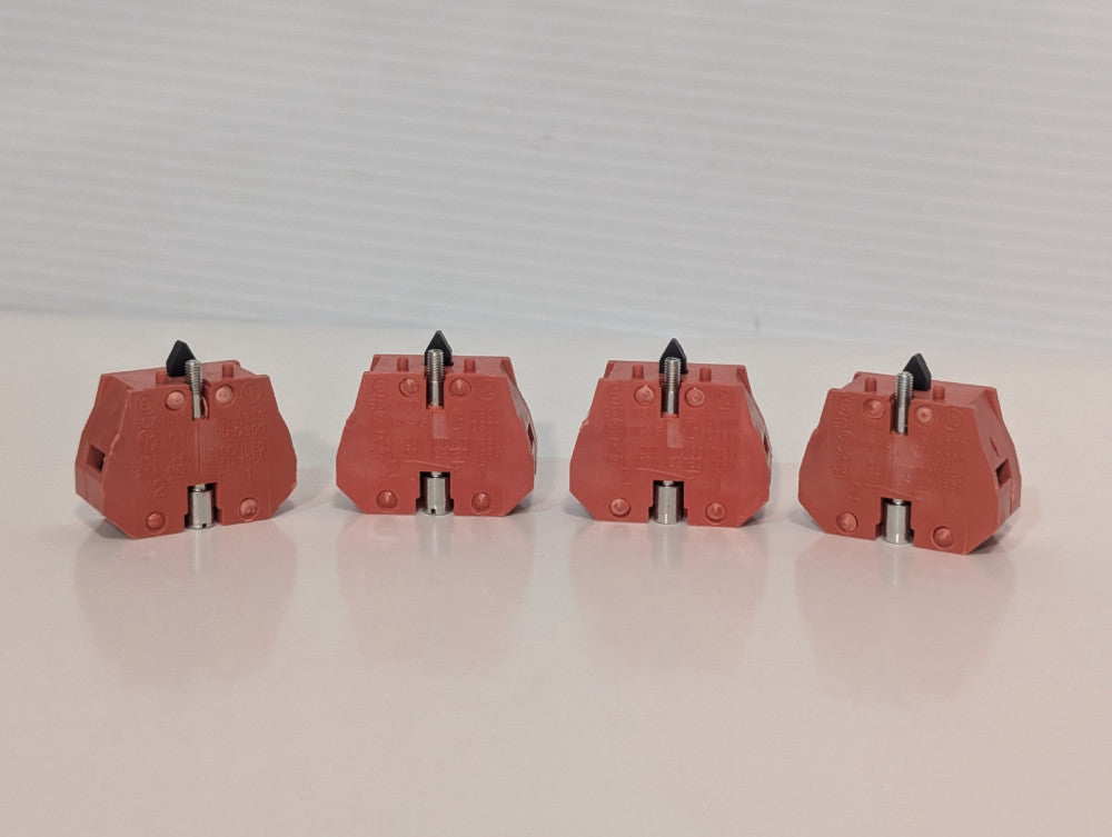 Lot of 4: Automation Direct ECX-1030 contact blocks, NEMA A300/ Q300, 10A/24V