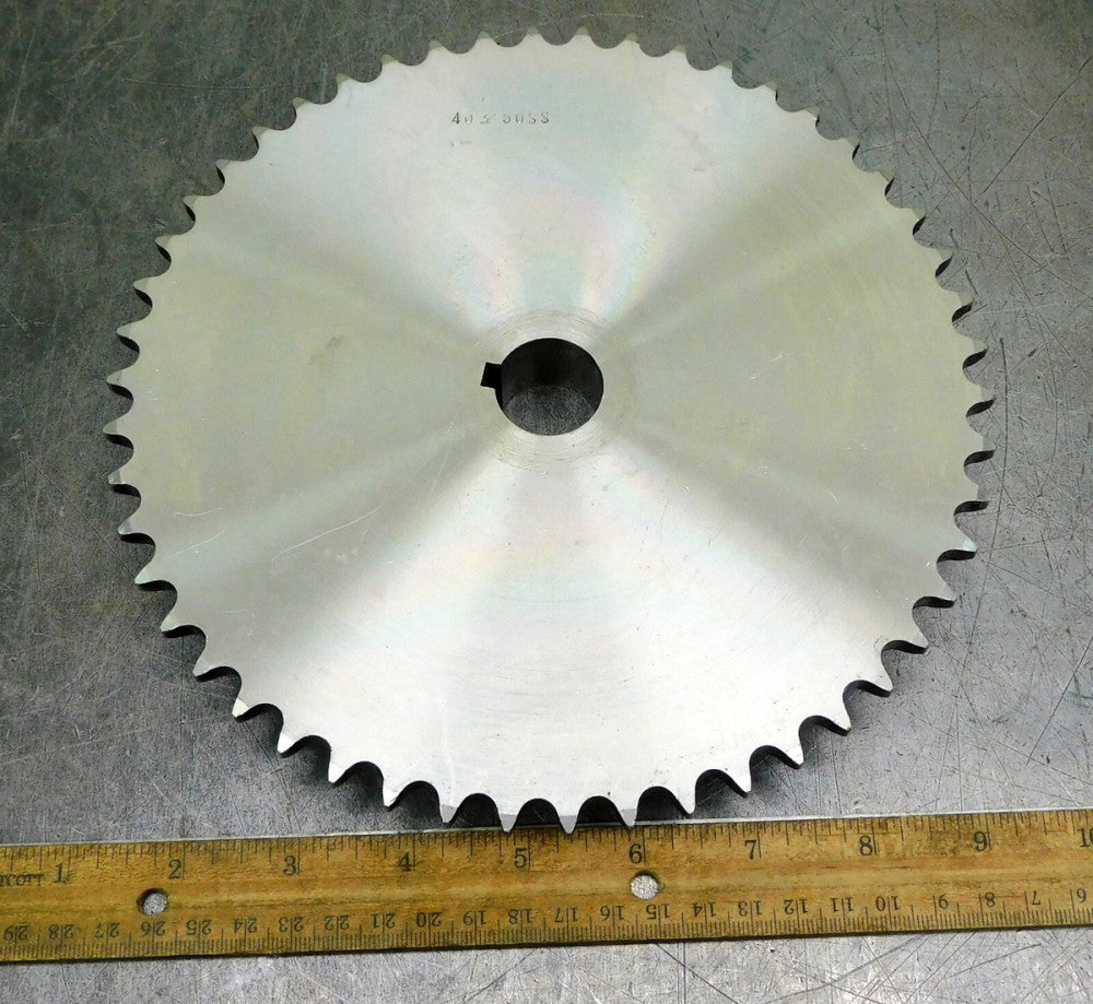 Martin 40B50SS 7/8 Roller Chain Sprocket #40 50 Teeth 1" Bore Keyed