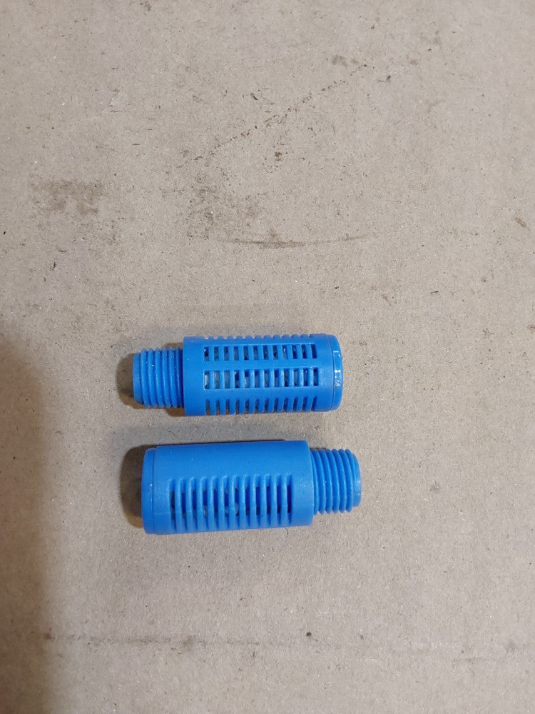Nitra Pneumatics 1/4" NPT Plastic Silencer SPL 14N (TWO Per Package) 1.7" long