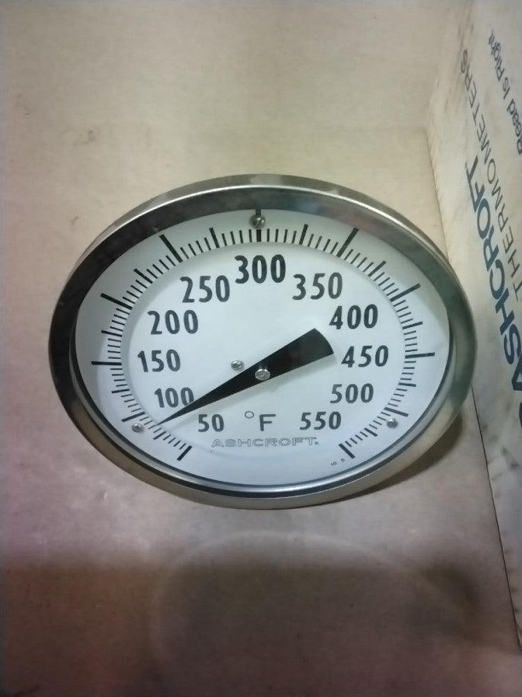ASHCROFT 50 EI 60 R 040 50/550 5" Bi-Metal Thermometer