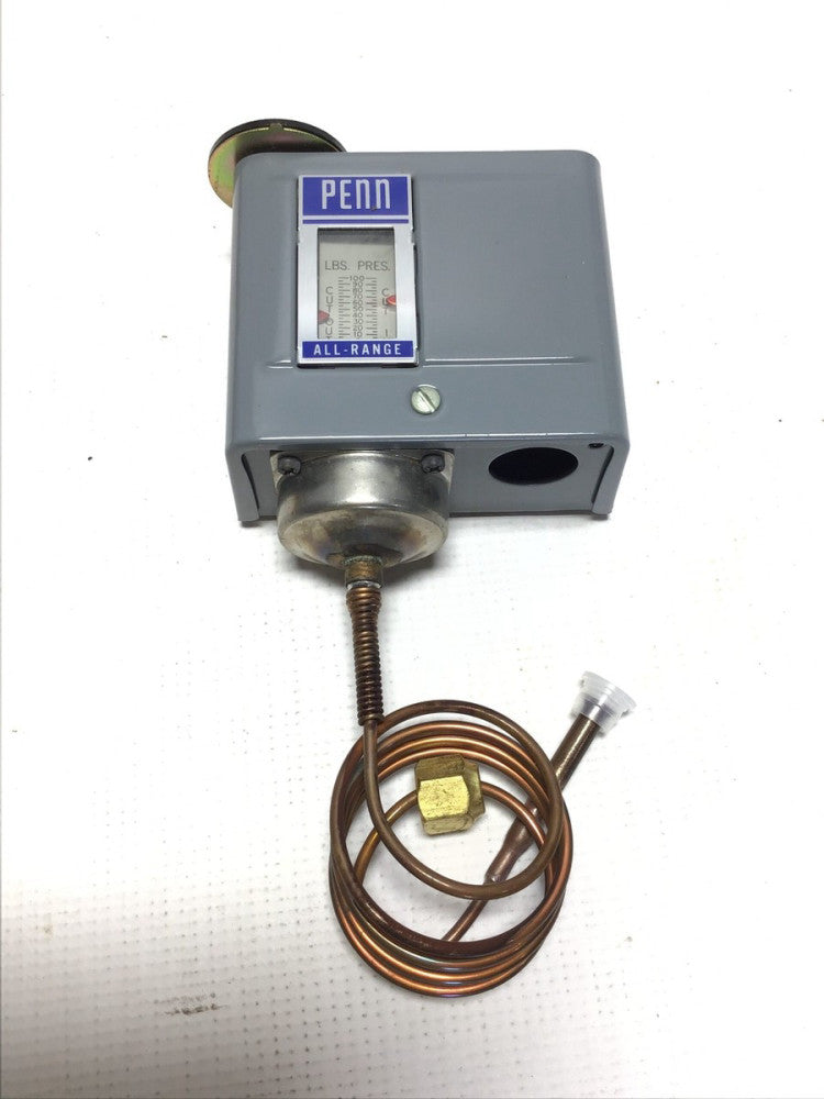 Johnson Controls  P70AB-2 Low Pressure Control Switch 1/4" Nut 100PSIG 36"Cap