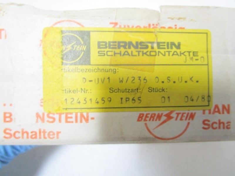BERNSTEIN LIMIT SWITCH D-UV1  NSMP