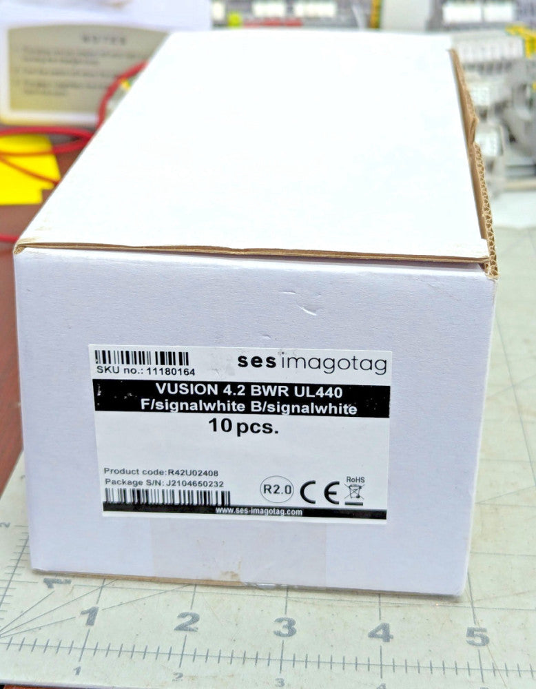 10-Pack SES-Imagotag Vusion 4.2 BWR Electronic Shelf Label / Digital Price Tags