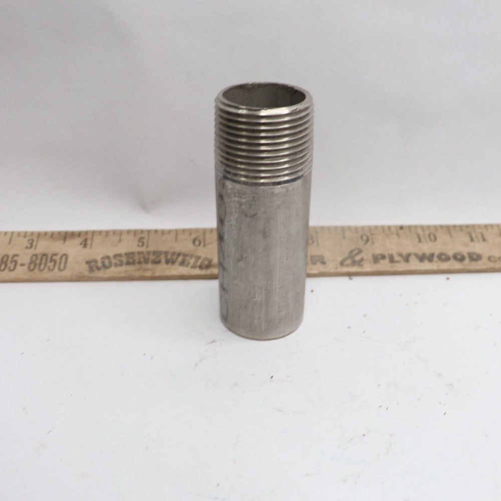 TOE Pipe Nipple Carbon Steel Galvanized 1" NPT X 3-1/2"