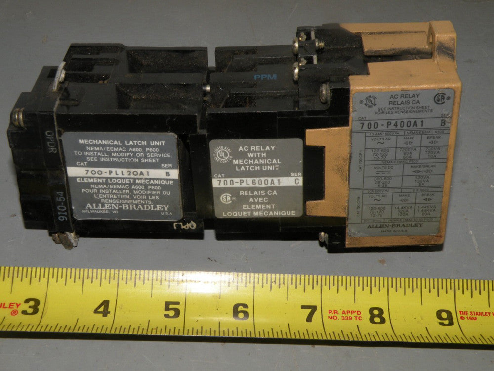 Allen Bradley 700-PLL20A1 w 700-PL600A1 & 700-P400A1