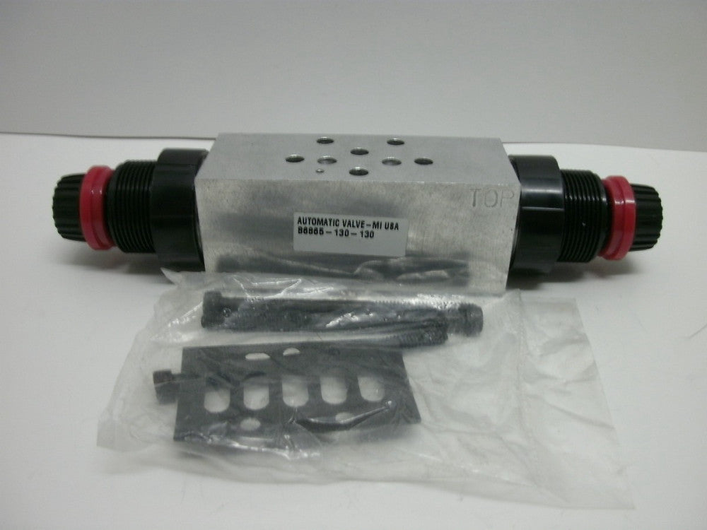 AUTOMATIC VALVE B6865-130-130 PNEUMATIC DUAL REGULATOR 12 X 12 X 6 NEW NO BOX