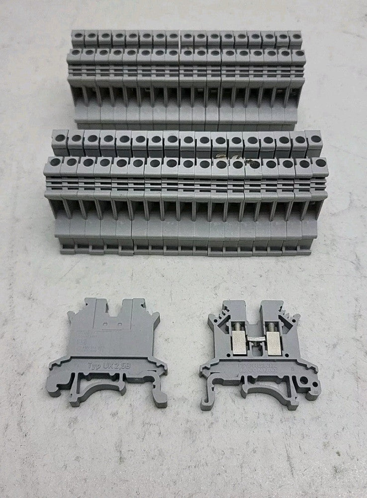 36 Pack Phoenix Contact UK2,5B Grey Din Rail Wire Terminal UK25B UK2.5B