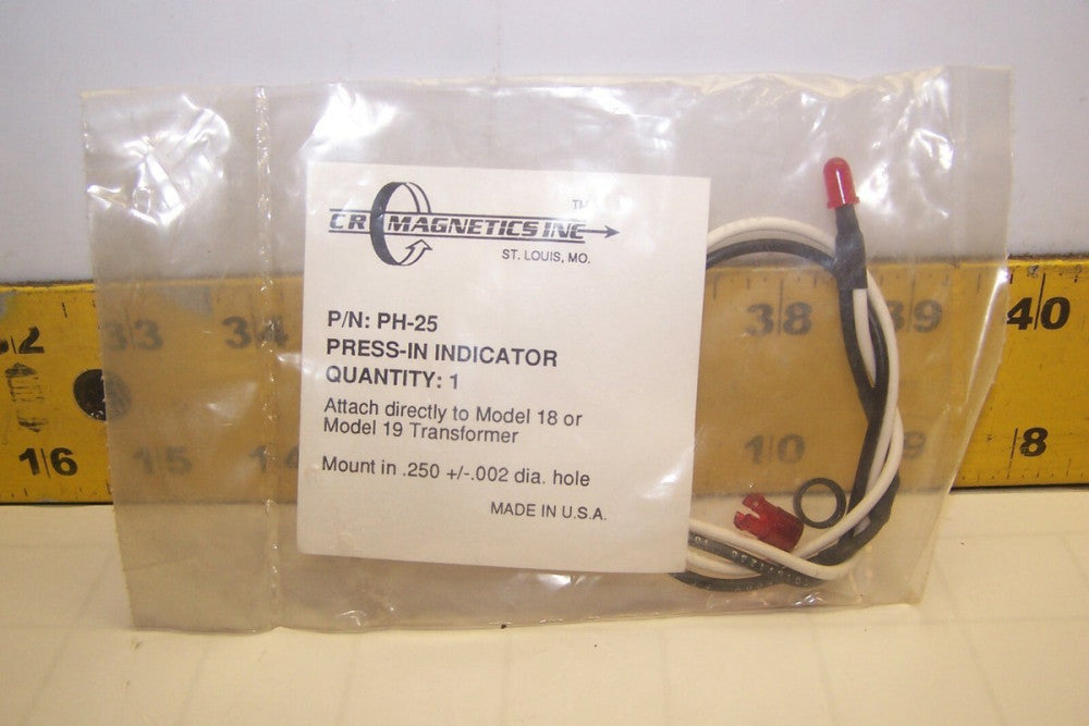 NEW CR MAGNETICS PRESS-IN LED INDICATOR PH-25