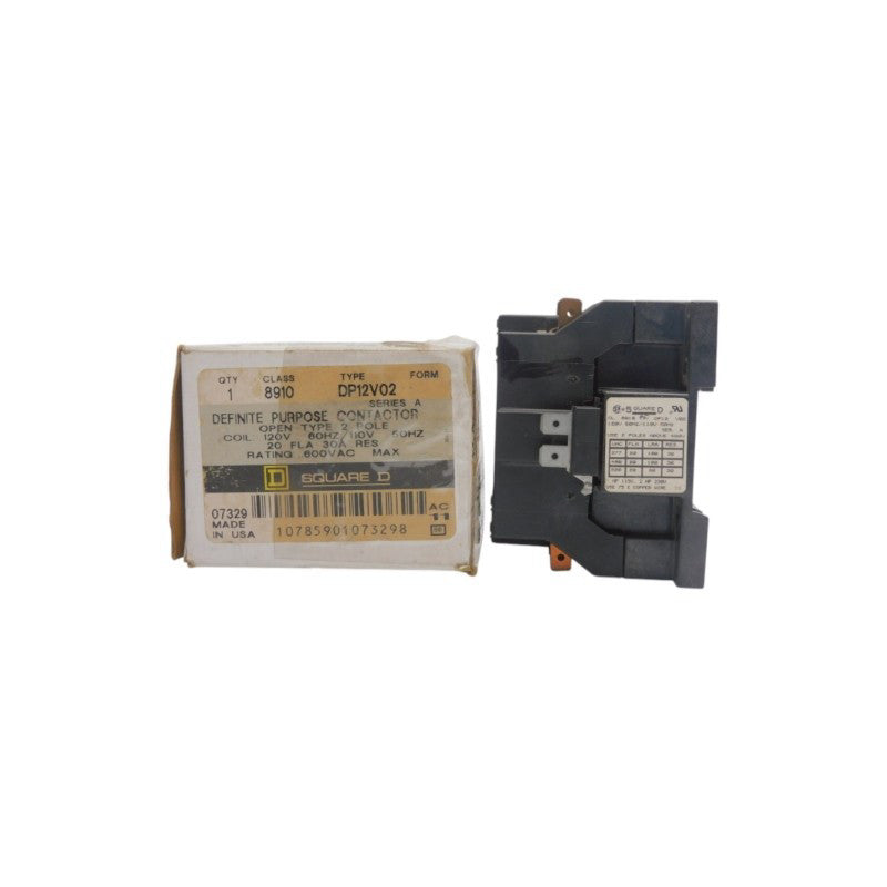 SQUARE D 8910DP12V02 SER. A 110/120V 20A NSMP