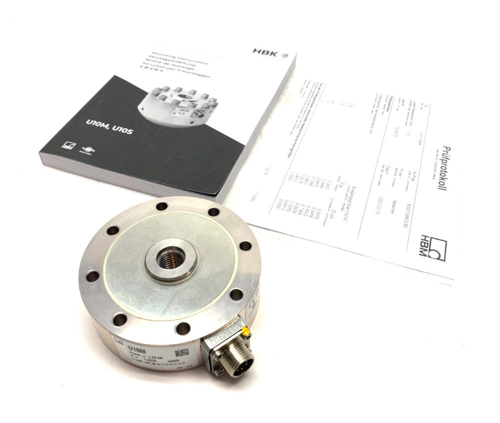 HBM K-U10M-1K25-SB-N-1-S-N-U-G-0 Ultra Precise Force Transducer U10M C=1.2278