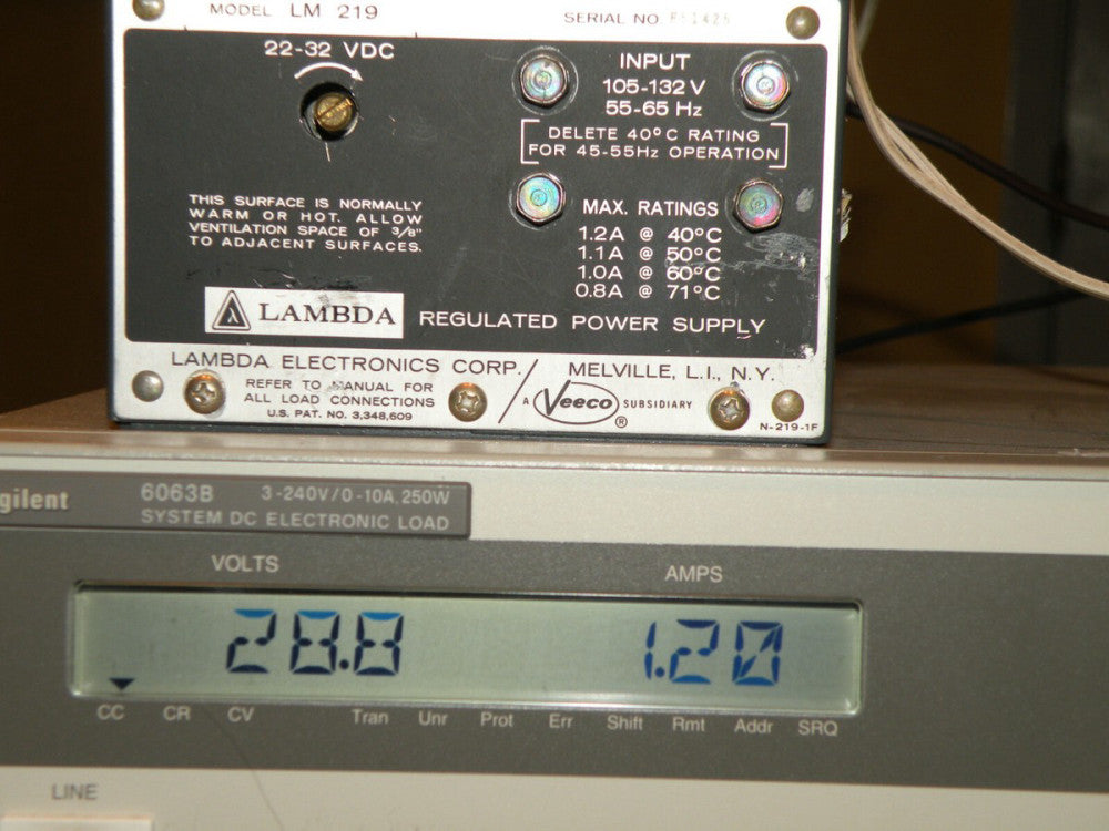 LAMBDA LM 219 32 VDC Power Supply 1.2A