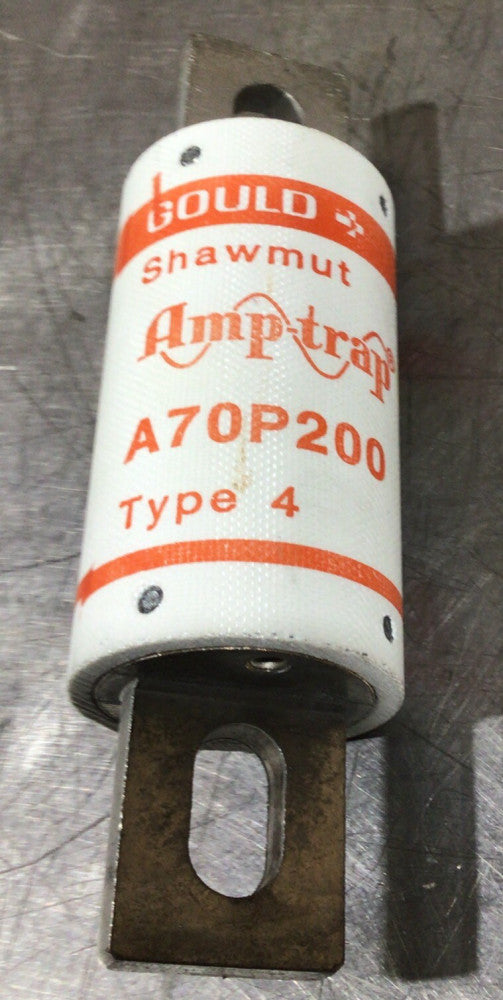 Gould Shawmut A70P200 Type 4 Amp-Trap Fuse 200 Amp