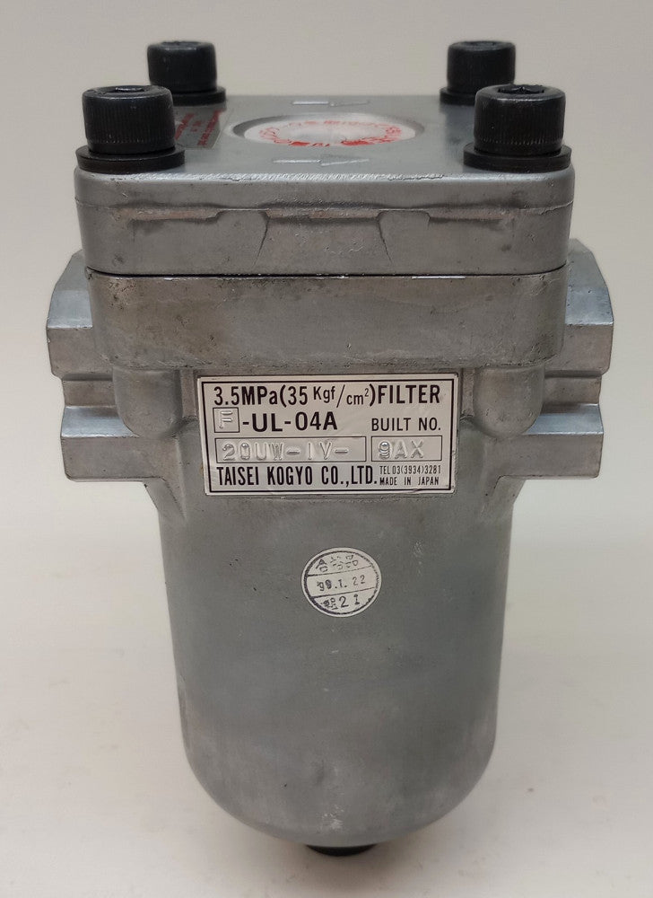 Taisei Kogyo F-UL-04A-20UW-IV Line Filter 3.5 MPa 1/2" NPT