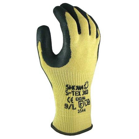 Showa S-Tex303m-08 Cut Resistant Coated Gloves, Cut Level A8 ,Dipped ,Natural