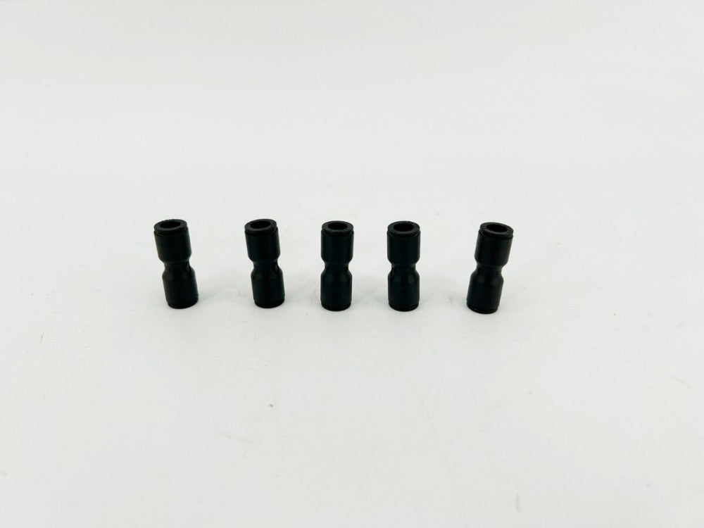 Lot of 5 New Lawson 86781 Unions, 1/4" Tube OD, Glass Reinforced Nylon, 290PSI