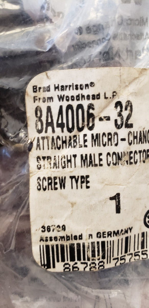 Molex Woodhead 1200710039 8A4006-32 Micro Change Attachable Connector; 4P (B2-4A