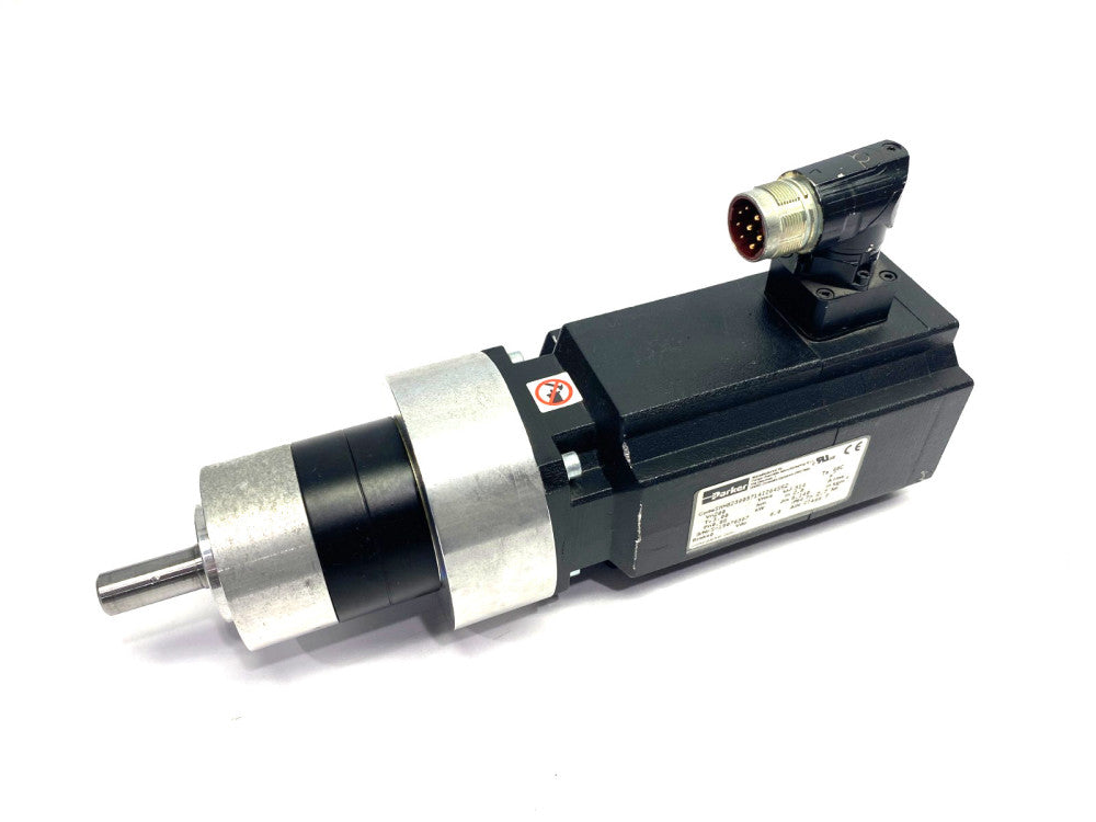 Parker SMH823003714IZ64S52 Brushless Servo Motor 0 Brake w/ PM 62 Gear Unit 46:1