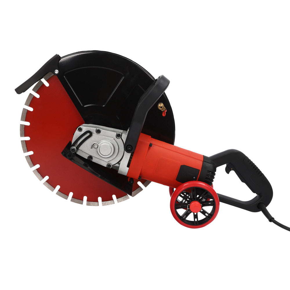 16.14" Electric Concrete Saw Wet/Dry Saw Cutter with Water Pump and Blade 4000W