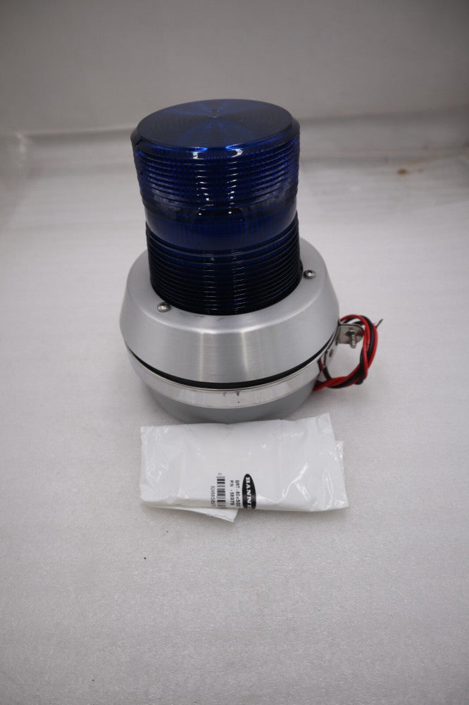 EDWARDS 51XBRFB24D 24 VDC LED BLUE FLASHING LIGHT 65 FLASHES PER MIN STK H236