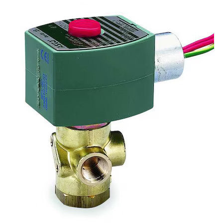 Redhat Ef8320g176 Solenoid Valve, 3-Way, 2-Position, Configurable, 1/4 In Pipe
