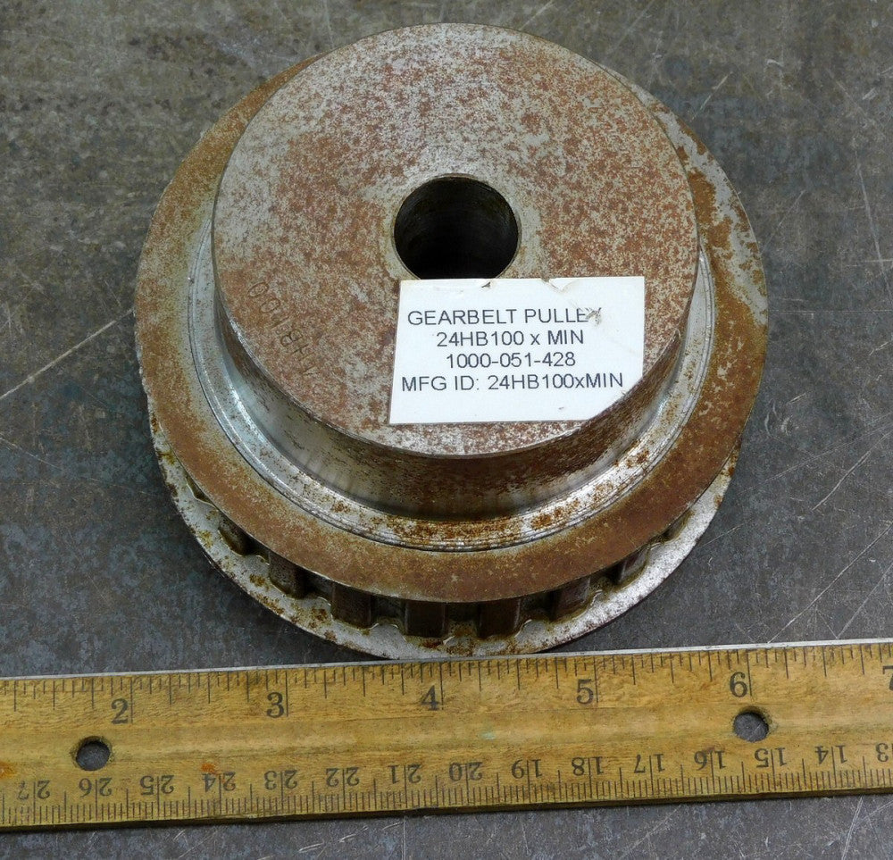 Browning 24HB100 Timing Gear Belt Pulley 24 Teeth 1" Bore 1" Belt Width