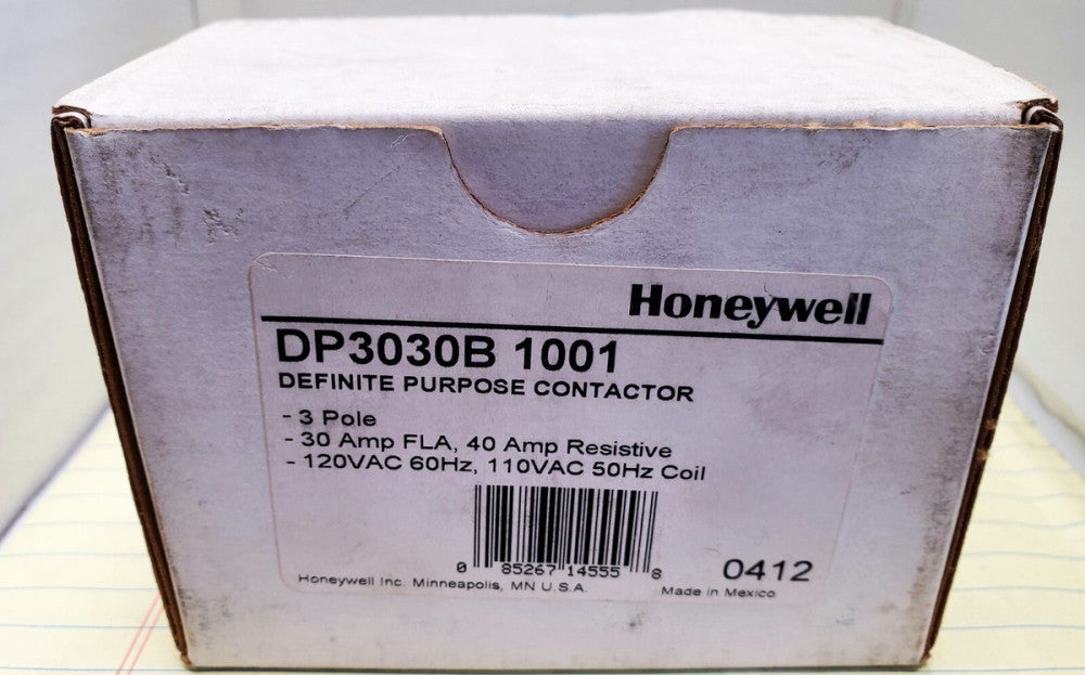 Honeywell DP3030B 1001 Definite Purpose Controller Contactor NEW FREE SHIP [A5B2