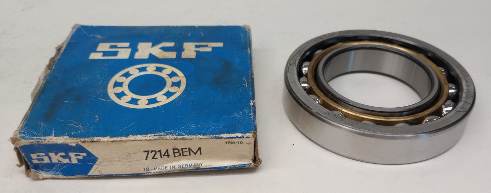 SKF 7214 BEM Angular Contact Ball Bearing 70mm ID X 125mm OD X 24mm W 7214BEM