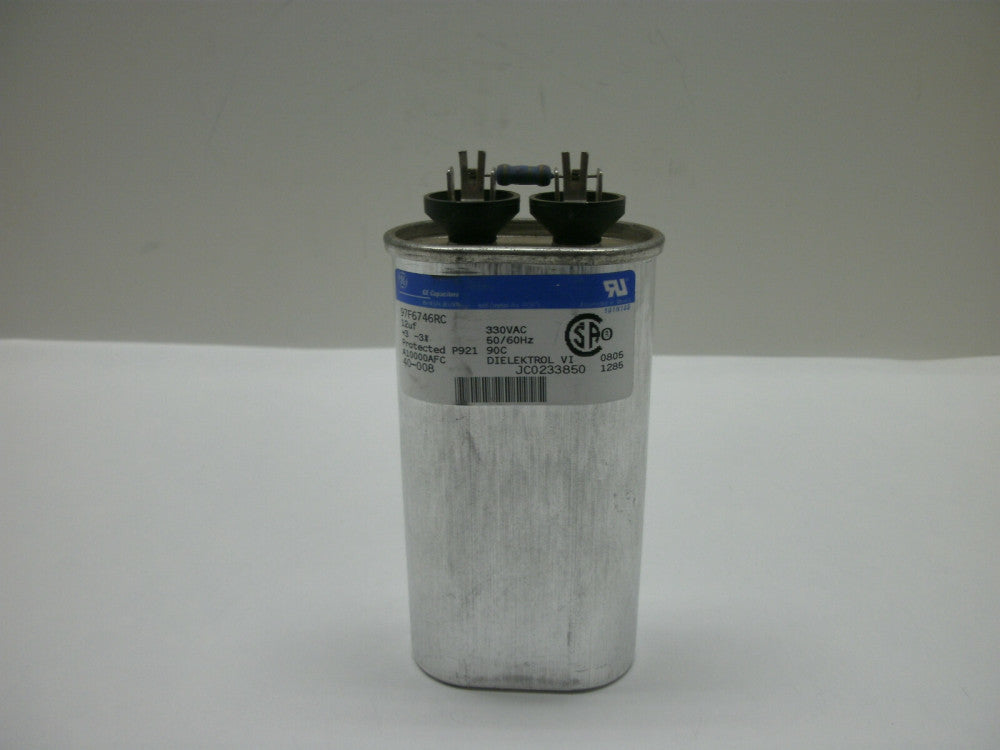 GENERAL ELECTRIC 97F6746RC CAPACITOR 12uf +3 -3%330 VAC 50/60HZ NEW NO BOX