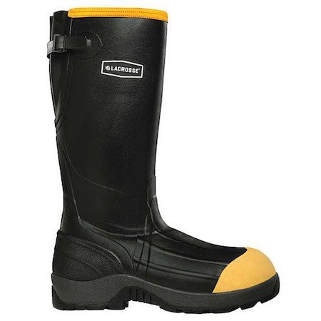 Lacrosse 426050 Men's Lacrosse Alpha Aggressive Rubber Boot, Composite Toe, 16"