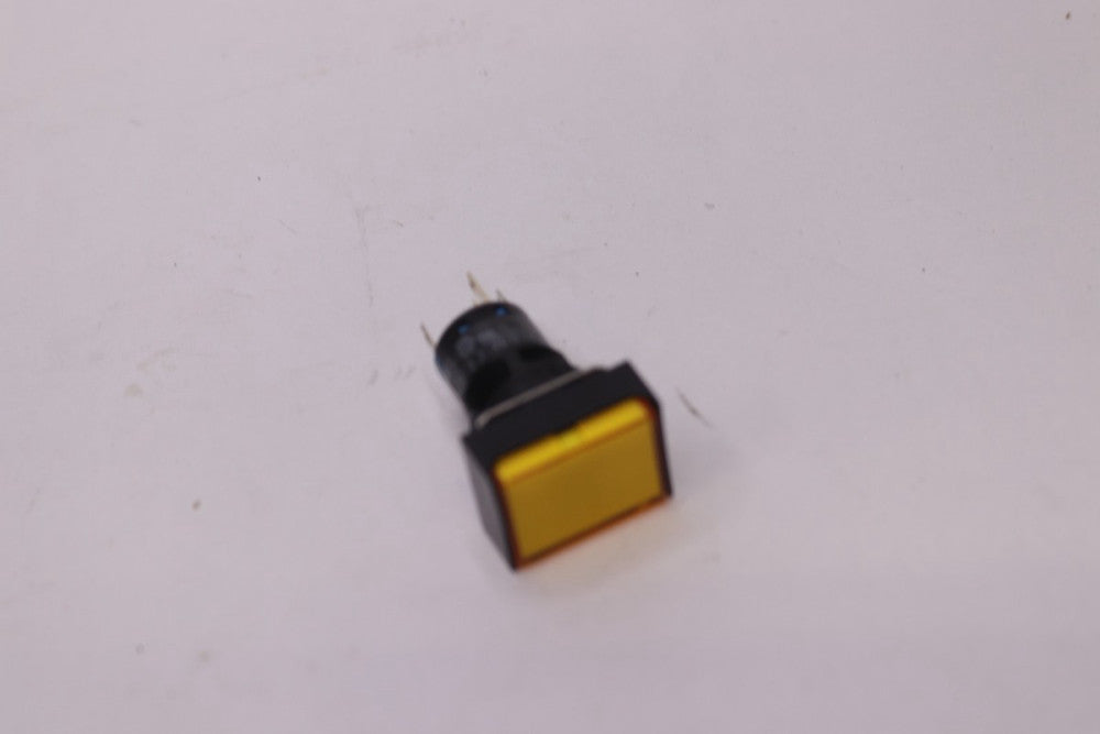 Idec Pushbutton Illuminated Yellow 16mm 1A 24V AL6HM13Y 