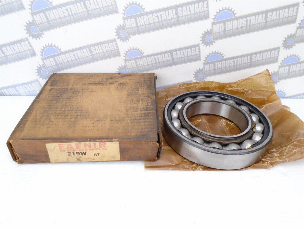 FAFNIR - 219W - Single Row RADIAL BEARING - 95 mm x 170 mm x 32 mm (NEW in BOX)
