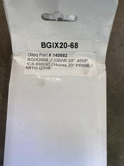 Diteq Part # 140682 20" Guide Bar .456" Pitch