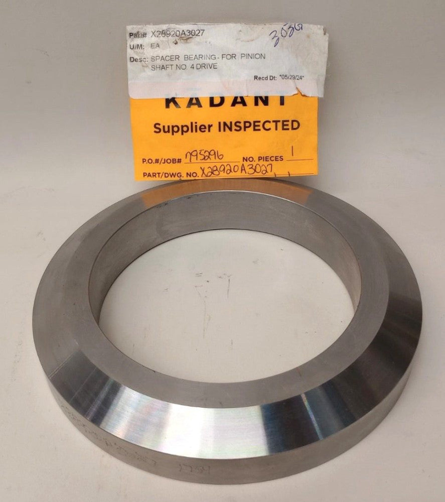 Kadant X28920A3027 Pinion Shaft Spacer Bearing 4-1/2" ID 6-1/2" OD