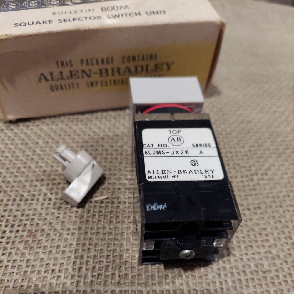 ALLEN BRADLEY 800MS-JX2K SER. A. / 800M-XA SER. B. Selector Switch