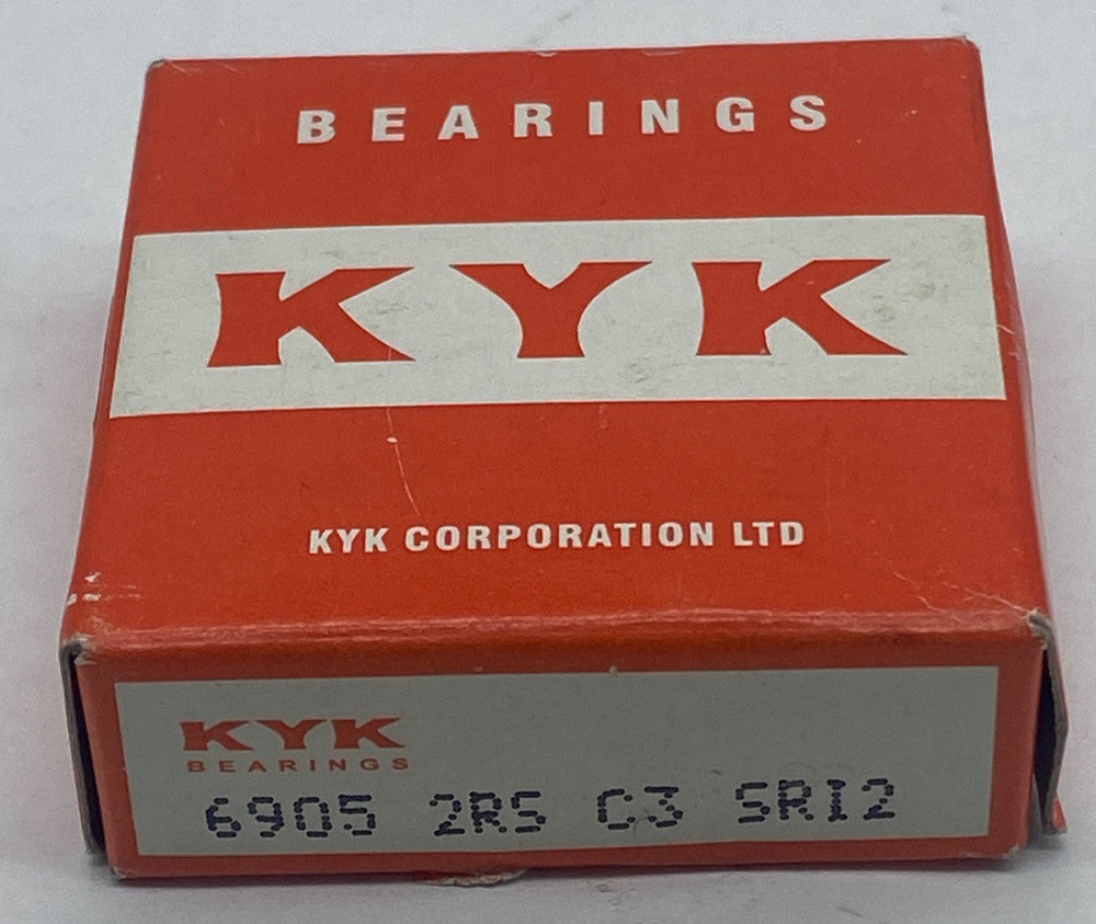 KYK 6905 2RS C3 SRI2 Deep Groove Ball Bearing, Bore 25mm Width 9mm 