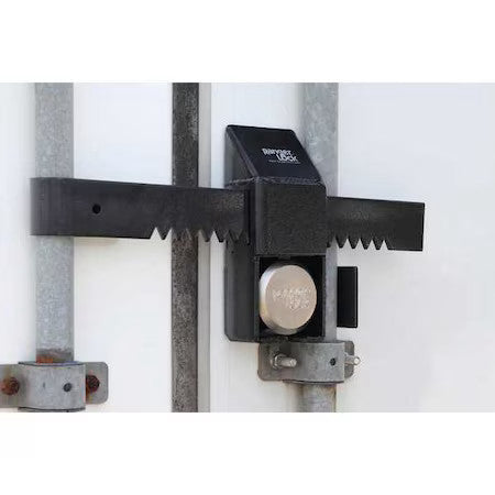 Ranger Lock Rdpo-00 Padlock Guard,Hardened Steel,Blk,15"L