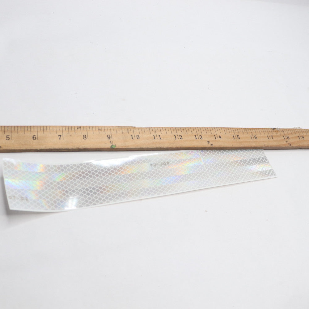 Reflective Conspicuity Tape Strip White 12" x 2"