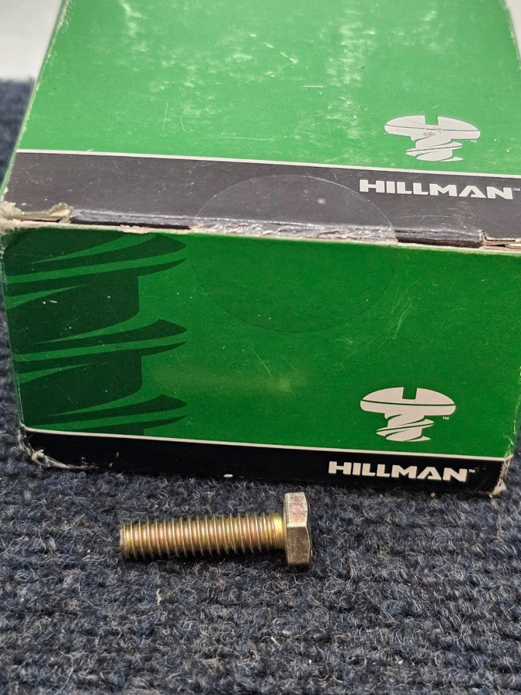 (100 PCS) Hillman 220015: 1/4-20" x 1" Grade 8 Hex Head Cap Screws Course Thread