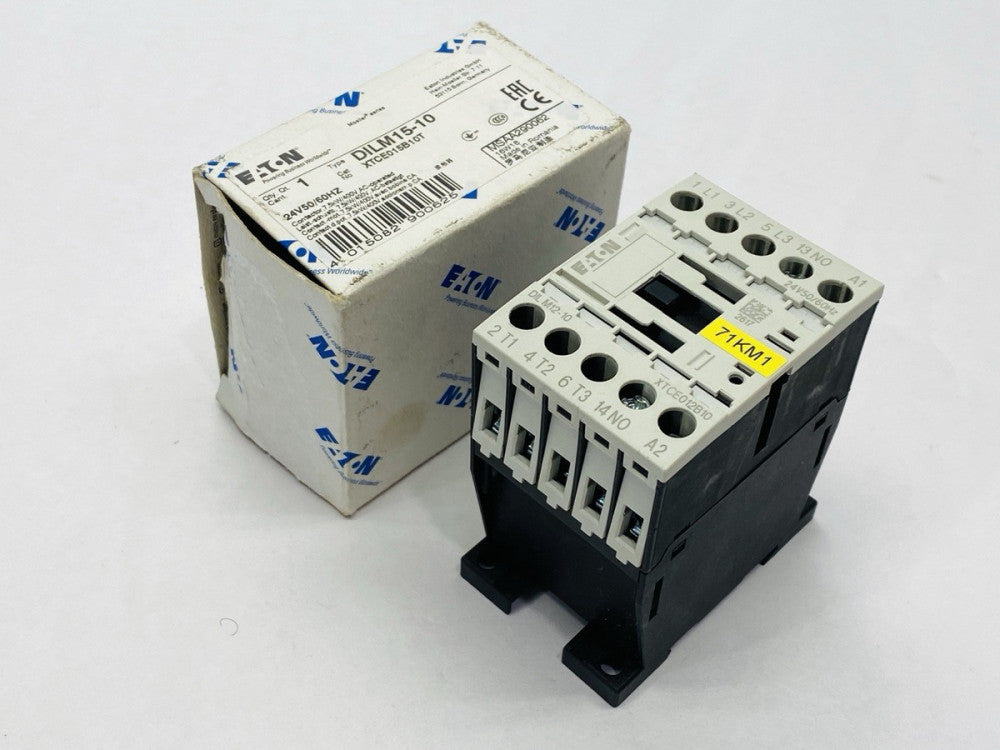Eaton DILM15-10 XT IEC Contactor 15A 600VAC 3-Pole XTCE015B10T
