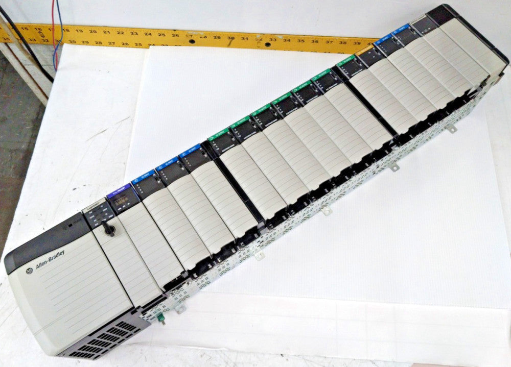 Allen-Bradley 17 Slot Chassis With Power Supply, Processor & I/O Modules