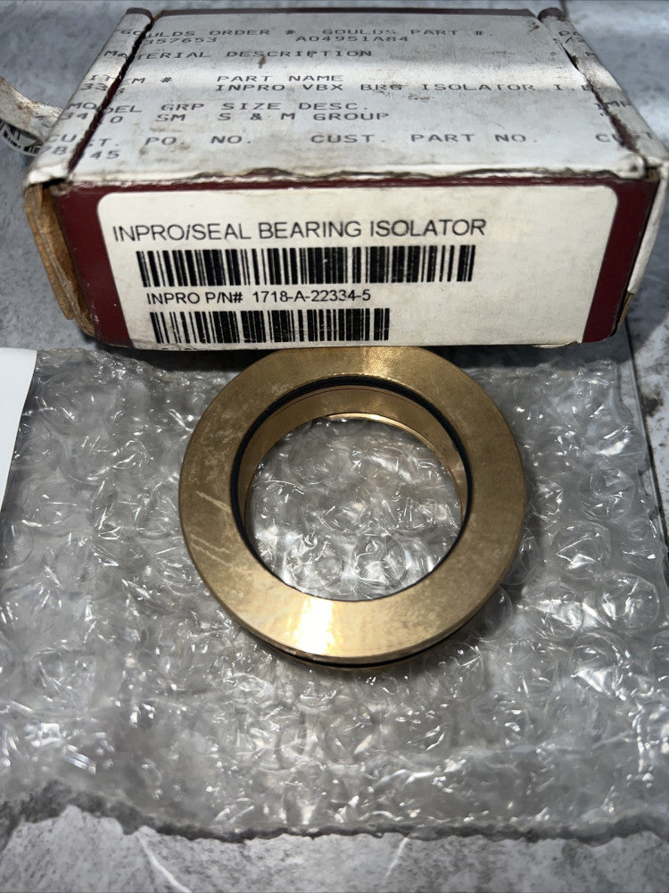 Nos Surplus Inpro Seal Bearing Isolator 1718-A-22334-5